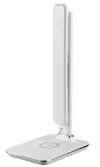 IMMAX LED table lamp Kingfisher Qi charging 85W 400lm 12V 2.5A 3 colors of light folding arm white thumbnail (3 of 4)