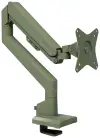 Suporte de mesa AROZZI ALZARE NEO Verde Floresta para monitores, pistão a gás, metal, verde musgo