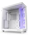 NZXT behuizing H6 Flow RGB tweekamer MidT 3x120mm RGB-ventilator 2xUSB 3.2 USB-C geglazuurd wit thumbnail (2 of 6)