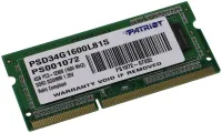 PATRIOT Ultrabook 4GB DDR3 1600MHz SO-DIMM CL11 PC3-12800 (1 of 1)