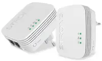 STRONG 2 „Powerline“ adapterių WI-FI 600 DUO MINI rinkinys, baltas STRONG 2 „Powerline“ adapterių WI-FI 600 DUO MINI rinkinys, baltas (1 of 7)