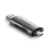 AXAGON memóriakártya-olvasó MicroSD SD CRE-SAC USB-A USB-C 3.2 Gen1 thumbnail (2 of 4)
