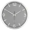 Orologio da parete NEDIS, diametro 300 mm, radiocontrollato, movimento silenzioso, alluminio grigio Orologio da parete NEDIS, diametro 300 mm, radiocontrollato, movimento silenzioso, alluminio grigio