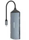 CANYON Port-Replikator DS-15 8in1 1x USB-C PD 100W 1x HDMI (4K) VGA 2x USB-A 3.0 1x USB-A 2.0 RJ45 Gb 3,5mm-Klinkenbuchse SD m CANYON Port-Replikator DS-15 8in1 1x USB-C PD 100W 1x HDMI (4K) VGA 2x USB-A 3.0 1x USB-A 2.0 RJ45 Gb 3,5mm-Klinkenbuchse SD m
