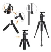Rollei Tripod CT-5C+52Q Ualach Carbóin 8kg Leathnaithe 157cm Carbóin Dubh thumbnail (6 of 7)