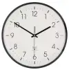 Orologio da parete NEDIS, diametro 300 mm, radiocontrollato, movimento silenzioso, in plastica, bianco e nero. Orologio da parete NEDIS, diametro 300 mm, radiocontrollato, movimento silenzioso, in plastica, bianco e nero.