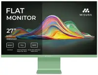 MISURA 27" LED VIVA P26M2741QKAP01 IPS 2560x1440 (QHD) 1ms 350 cd m2 1500:1 HDMI DP USB-C шамфъстък зелен MISURA 27" LED VIVA P26M2741QKAP01 IPS 2560x1440 (QHD) 1ms 350 cd m2 1500:1 HDMI DP USB-C шамфъстък зелен (1 of 7)