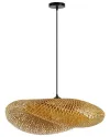 IMMAX BOHO HILO dizájner függőlámpa D80cm E27 bambusz