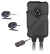 CEL-TEC dviguba prietaisų skydelio kamera motociklui ir automobiliui MK02 Dvigubas Wi-Fi GPS priekinis ir galinis 1080p WiFi g jutiklio IP67 kabelio valdiklis