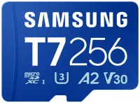 SAMSUNG T7 microSDXC 256GB CL10 UHS-I U3 A2 V30 SAMSUNG T7 microSDXC 256GB CL10 UHS-I U3 A2 V30 (1 of 3)