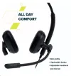 CANYON konferenceheadset HS-07 tyndt kompakt USB-lydkort med opkaldscontroller 3,5 mm stik sort thumbnail (10 of 10)