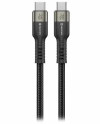 Câble de données vidéo Swissten USB 4.0 USB-C 240 W 8 kbps à 60 Hz 40 Go avec TB3 et TB4 0,5 m noir Câble de données vidéo Swissten USB 4.0 USB-C 240 W 8 kbps à 60 Hz 40 Go avec TB3 et TB4 0,5 m noir (1 of 3)