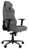 AROZZI herní židle VERNAZZA Soft Fabric Ash povrch Elastron popelavá