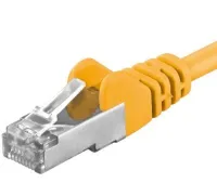 Cavo patch Premiumcord Cat6a S-FTP AWG 26 7, lunghezza 5 m, giallo (1 of 1)