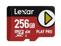 Карта пам'яті Lexar 256 ГБ PLAY Pro microSDXC™ Express 7 читання/запис 900 МБ/с Карта пам'яті Lexar 256 ГБ PLAY Pro microSDXC™ Express 7 читання/запис 900 МБ/с (1 of 3)